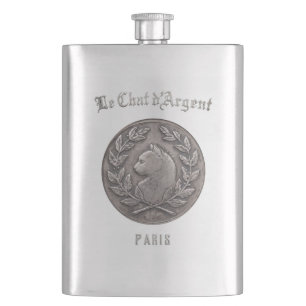 Le Chat d'Argent Paris-Luxury Zilveren Kat Zak Flacon