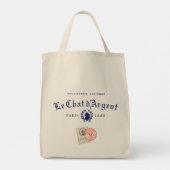 Le Chat d'Argent Paris Sac cabas en toile double f (Dos)