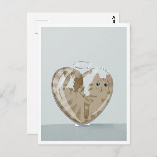 Le Chat de la carte postale (Devant / Derrière)