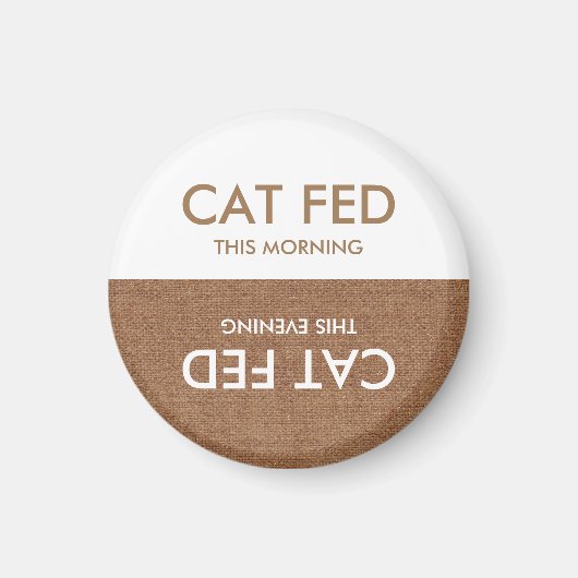 Le chat est-il Fed ? Magnet - Soirée et rappel du (Devant)