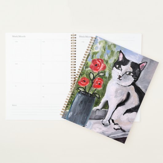 Le chat et les coquelicots (Devant avec enveloppe)