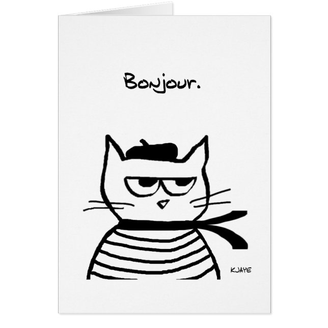 Le chat fâché est tellement très français (Devant)