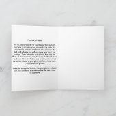 Le "chat halète" la carte d'histoire et de note (Intérieur)