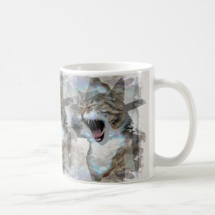 Le chat Mouthy a conçu la tasse de café de photo