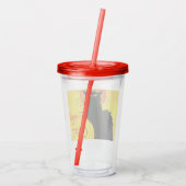 Le Chat Noir Acryl Drinkbeker (Achterkant)
