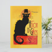 Le Chat Noir - Action de Grâces Kaart (Staand voorkant)