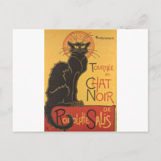 Le Chat Noir Art Print Briefkaart