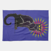 Le Chat Noir Black Cat Kitchen Towel Theedoek (Horizontaal)