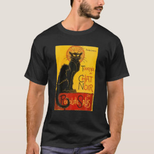  Le Chat Noir Black Cat Paris T-shirt