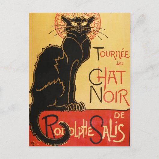 Le Chat Noir Briefkaart (Voorkant)