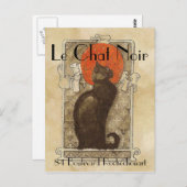 Le Chat Noir Briefkaart (Voorkant / Achterkant)
