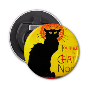 Le Chat Noir  Button Flesopener
