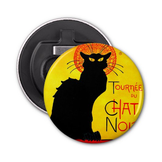 Le Chat Noir Button Flesopener (Voorkant)