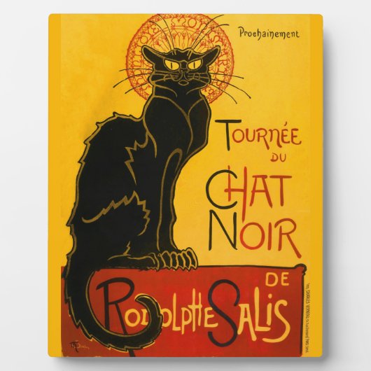 Le Chat Noir de Black Cat Art Fotoplaat (Voorkant)