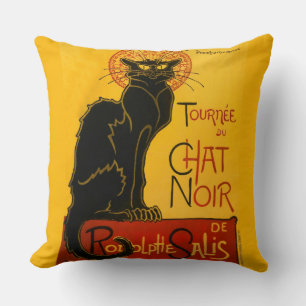 Le Chat Noir de Black Cat Art  Kussen