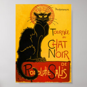 Le Chat Noir de Black Cat Art  Poster