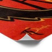 Le Chat Noir de Black Cat Art Poster (Hoek)