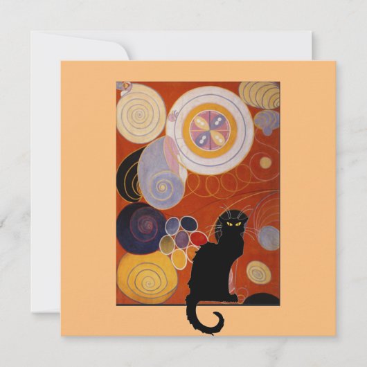 Le Chat Noir en Hilma ap Klint, Kaart (Voorkant)