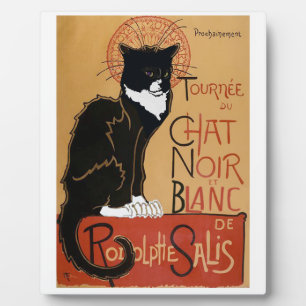 Le Chat Noir et Blanc French Fotoplaat