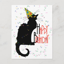 Le Chat Noir Gelukkige Verjaardag Briefkaart