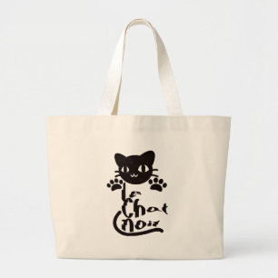 Le Chat Noir Grote Tote Bag