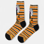 Le Chat Noir Halloween Heks Sokken (Links)