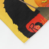 Le Chat Noir - Halloween Witch Cat Fleece Deken (Hoek)