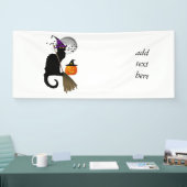 Le Chat Noir - Halloween Witch Cat Spandoek (Beurs)