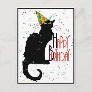 Le Chat Noir - HAPPY BIRTHDAY! Briefkaart
