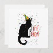 Le Chat Noir - HAPPY BIRTHDAY! Kaart (Voorkant / Achterkant)