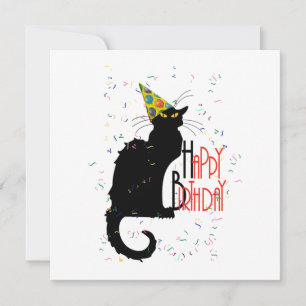 Le Chat Noir - HAPPY BIRTHDAY! Kaart