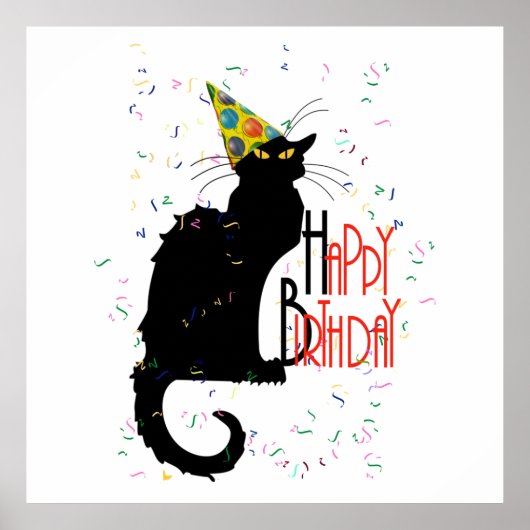 Le Chat Noir - HAPPY BIRTHDAY! Poster (Voorkant)