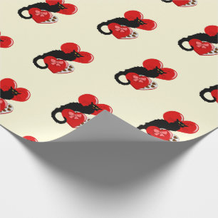 Le Chat Noir Hart Snoepgoed Valentijnsdag  Cadeaupapier