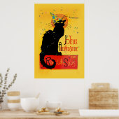 Le Chat Noir - Joyeux Anniversaire Poster (Keuken)