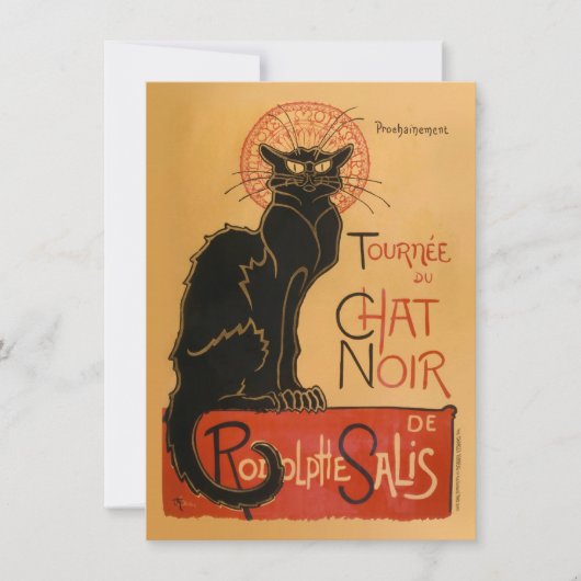 Le Chat Noir Kaart (Voorkant)