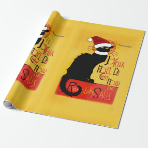 Le Chat Noir Kerstman Hoed Kerstmis Cadeaupapier