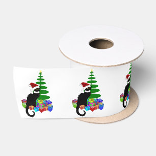 Le Chat Noir Kerstmuts Kerstmis Lint