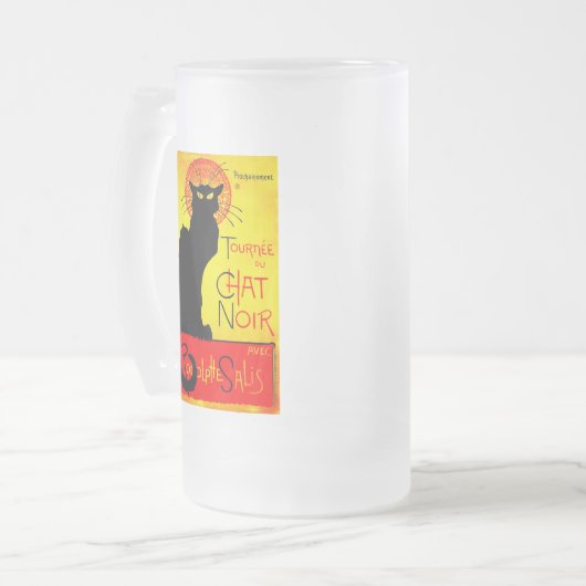 Le Chat Noir  Matglas Bierpul (Voorkant links)