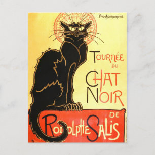 Le chat noir, Original billboard Briefkaart