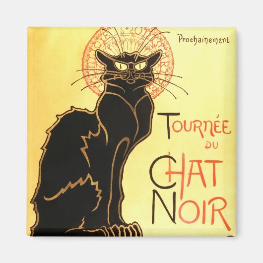 Le chat noir, Original billboard Magneet (Voorkant)