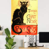 Le chat noir, Original billboard Poster (Thuiskantoor)