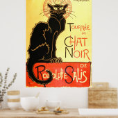 Le chat noir, Original billboard Poster (Keuken)