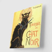 Le chat noir, Original billboard Vierkante Klok (Hoek)