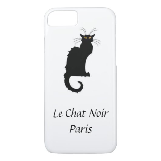 Le Chat Noir Paris iPhone 7 hoesje (Achterkant)