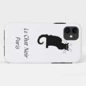 Le Chat Noir Paris iPhone Hoesje (Achterkant (horizontaal))