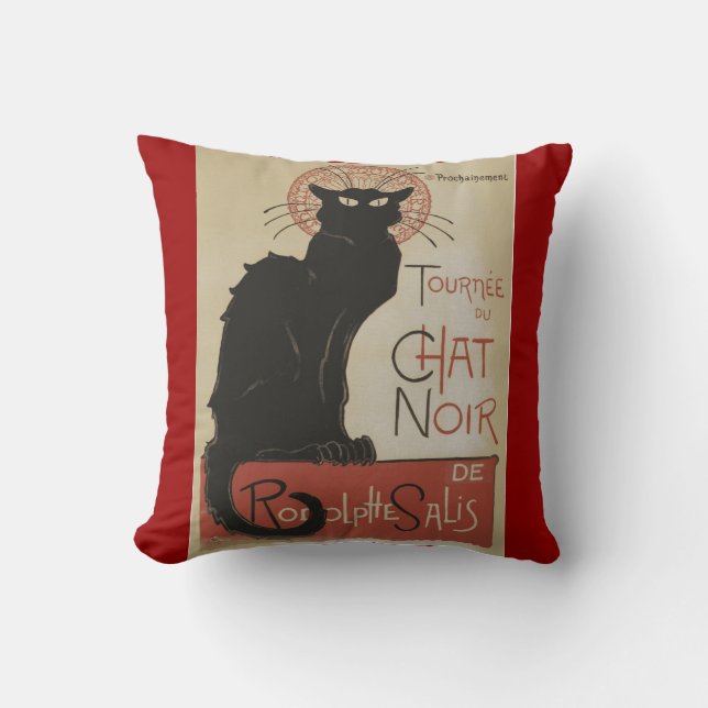 Le Chat Noir pillow Kussen (Voorkant)