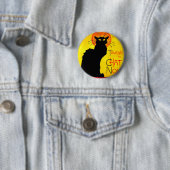 Le Chat Noir Ronde Button 5,7 Cm (In situ)