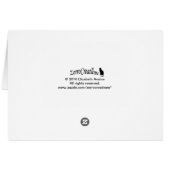 Le chat noir se sentant seul sans vous cardent (Dos Horizontal)