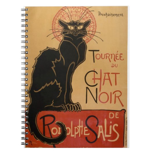 Le chat Noir - Steinlen Notitieboek (Voorkant)