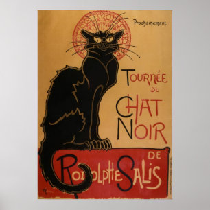 Le chat Noir - Steinlen Poster
